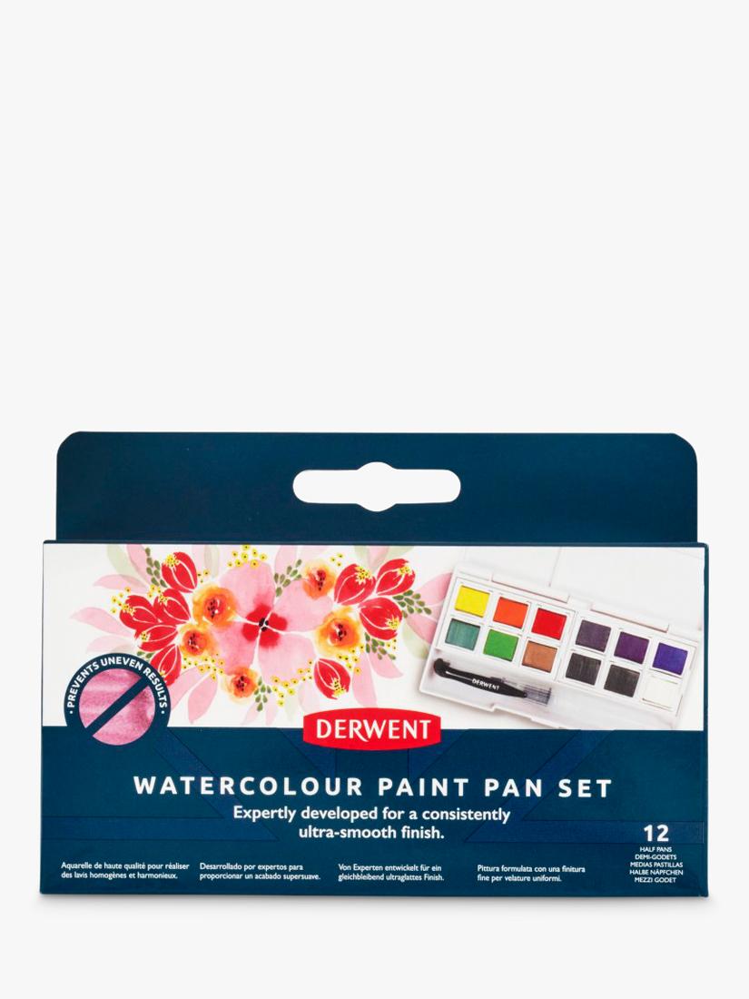 Derwent watercolour paint pans set of 12 - British product