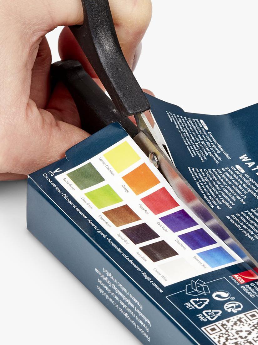 Derwent watercolour paint pans set of 12 - British product