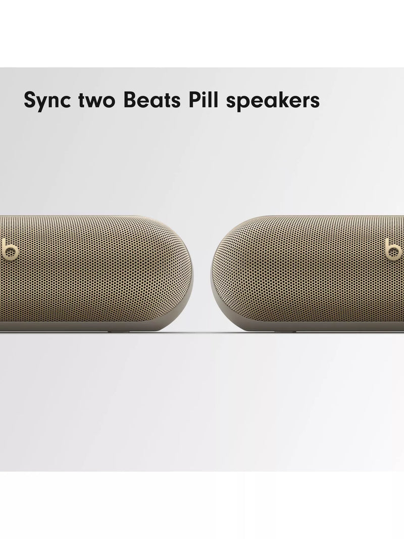 Beats Pill Champagne Gold portable Bluetooth speaker - British product