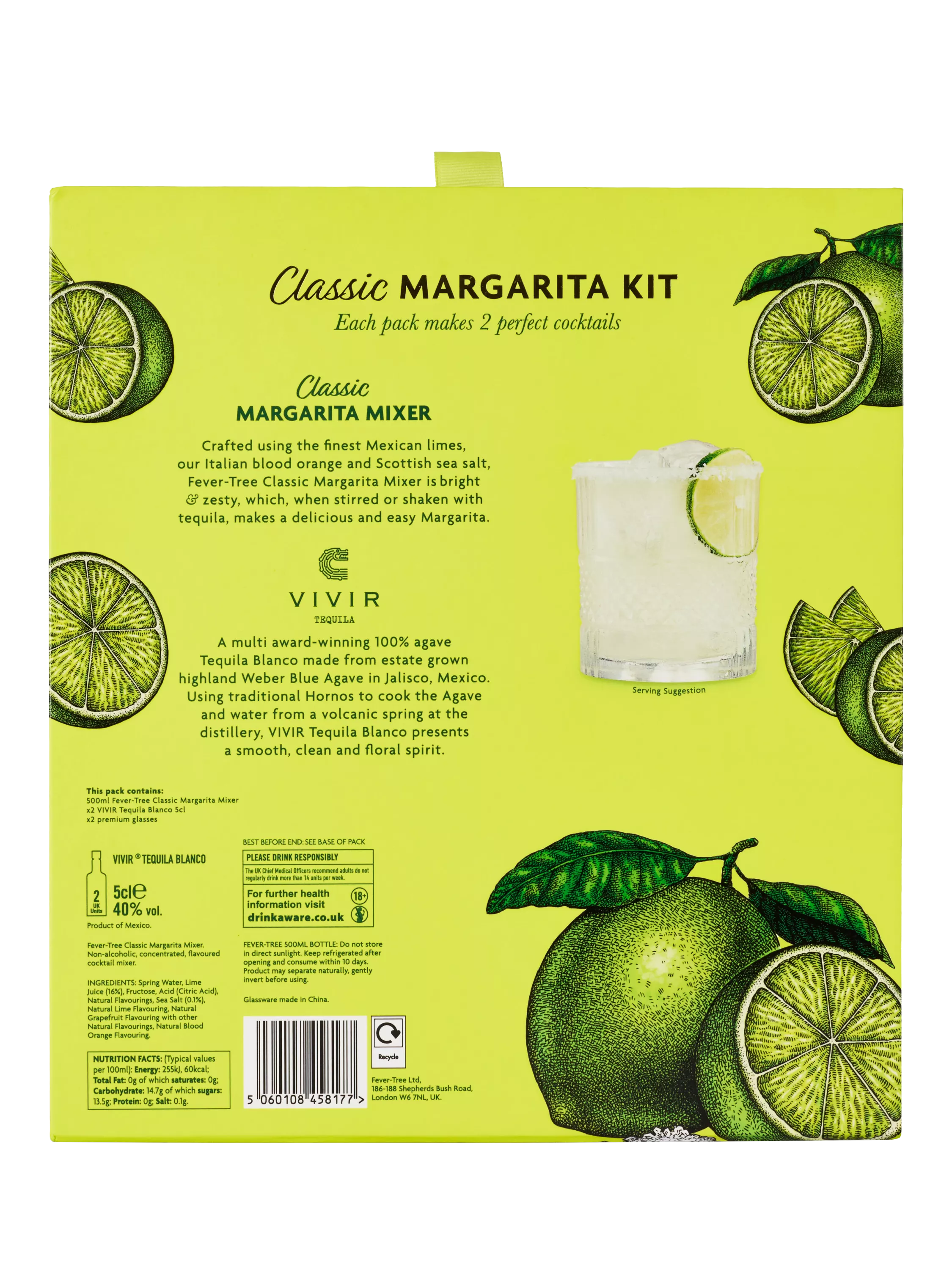 Fever-Tree Margarita Cocktail Set 50cl - British product