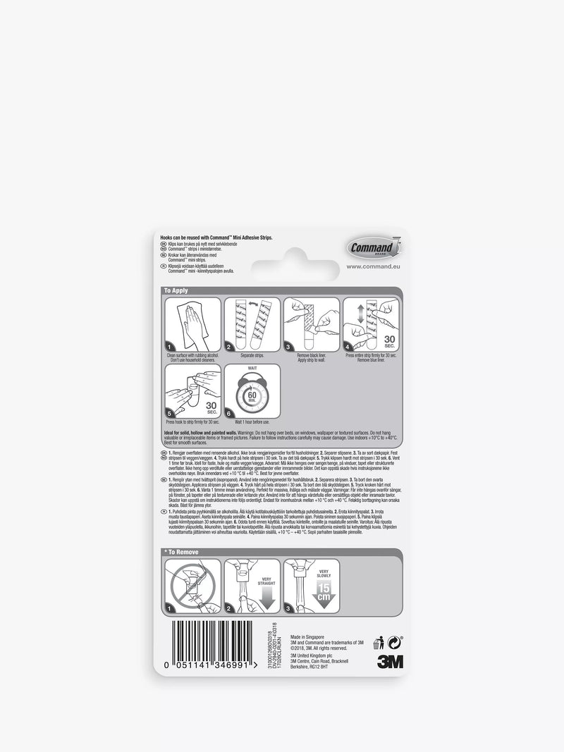 Command clear decorating clips pack of 20 - British product