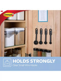 Command small clear wire hooks 3 pack - British product
