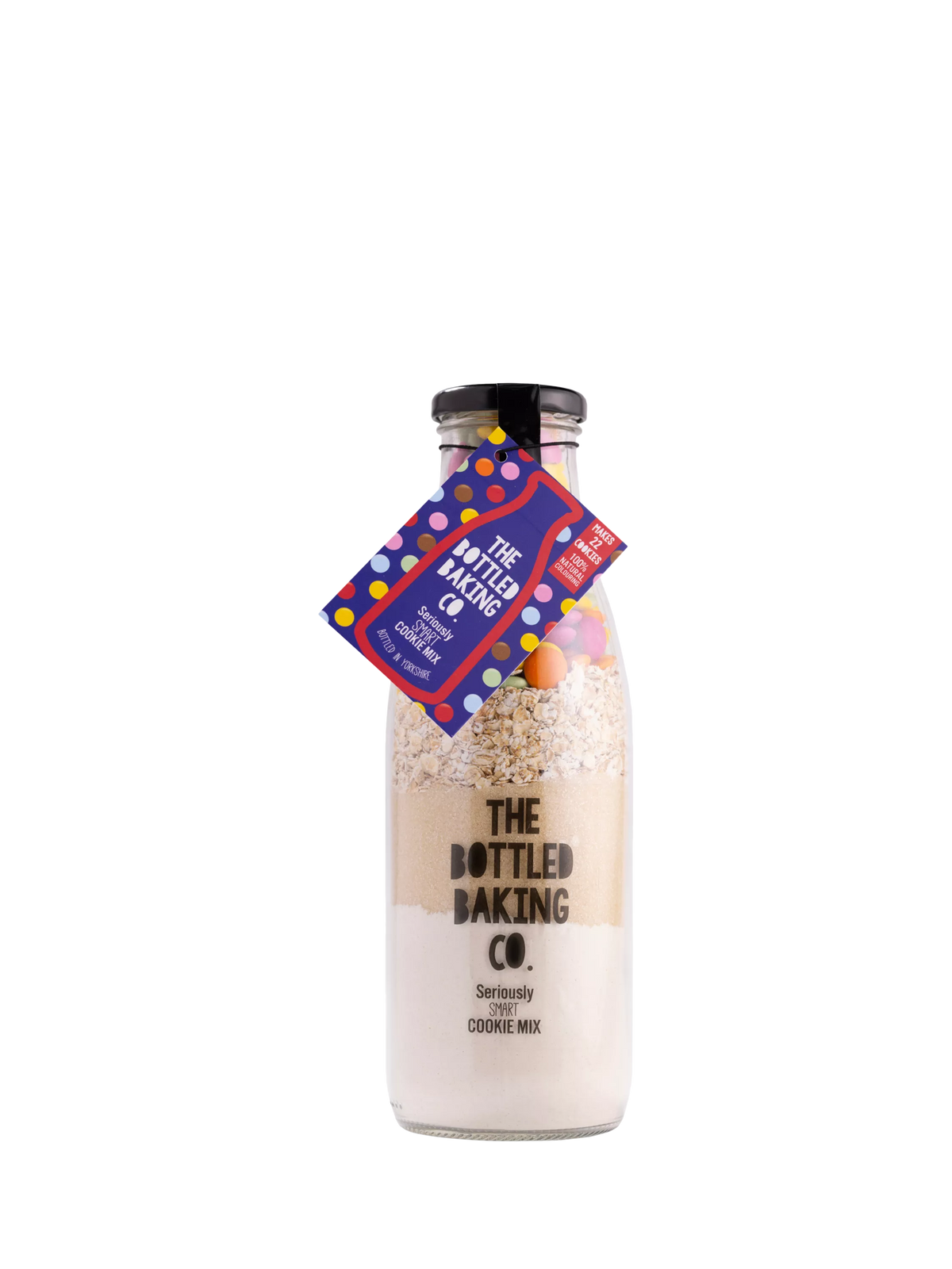 The Bottled Baking Co. oat-based smartie cookie baking mix 550g (British brand)