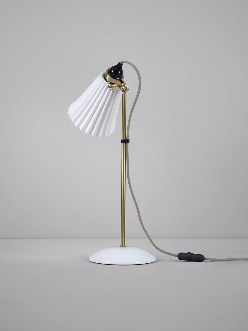 Original BTC Hector Pleat table lamp in Natural finish (British brand)