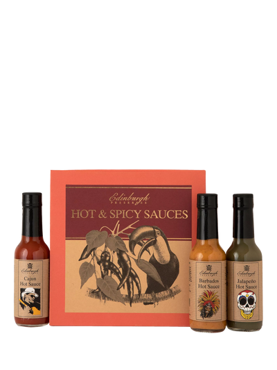 Edinburgh Preserves Hot & Spicy sauskasse, 444ml