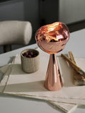 Tom Dixon Melt Portable LED table lamp metallic, imported from the UK