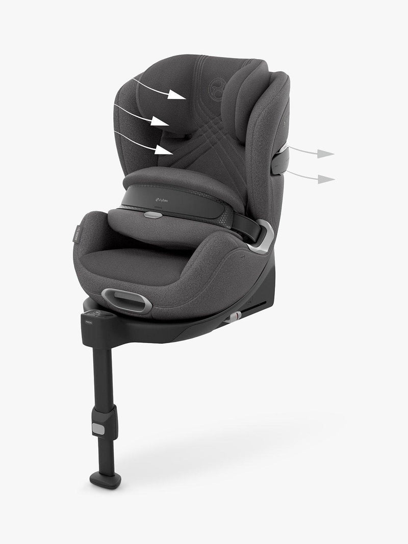 Cybex Anoris T2 i-Size Car Seat Mirage Grey - British product
