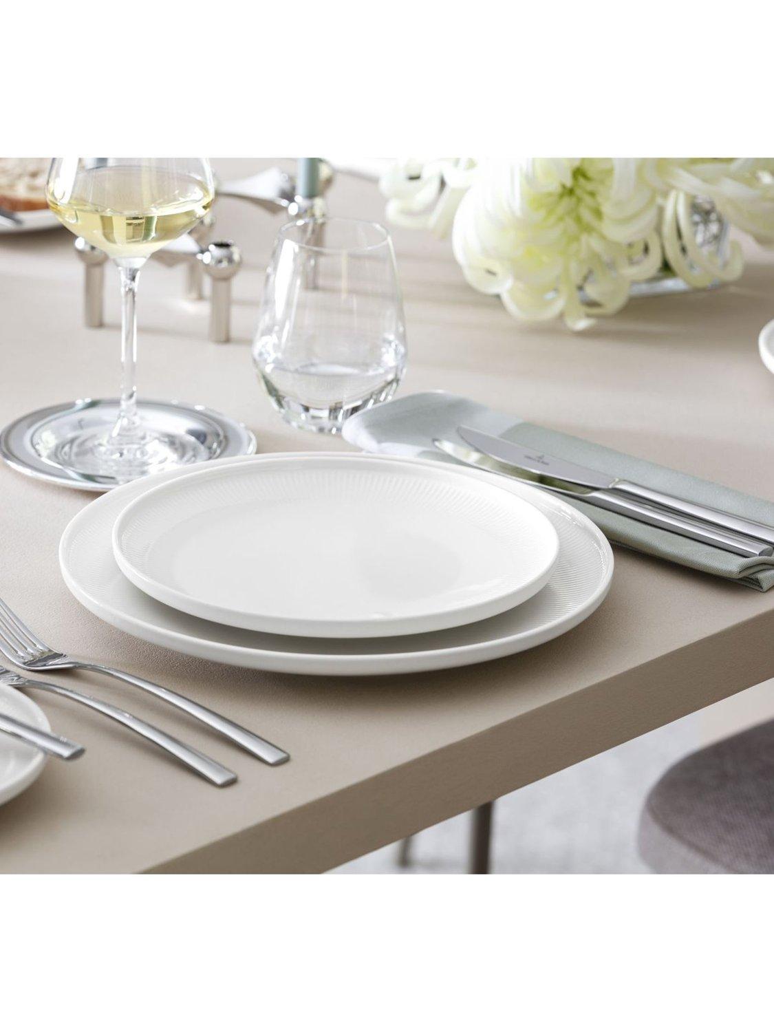 Villeroy & Boch dinner plate set, 27cm, imported from the UK