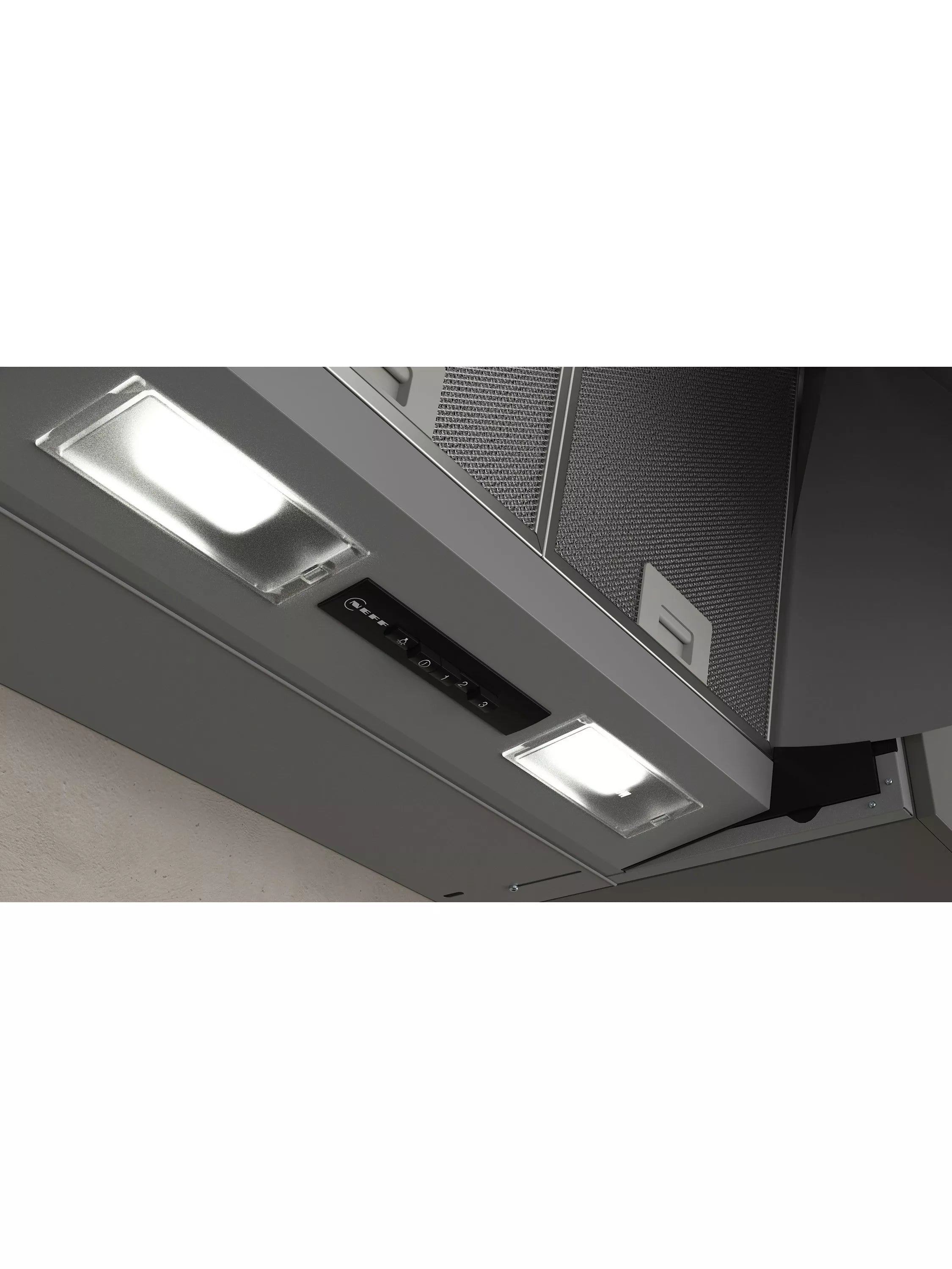 Neff integrated cooker hood 60cm silver - British product