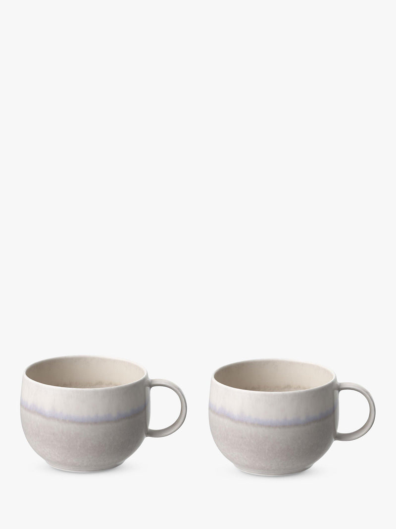 Porcelain Coffee Cup Set of 2, 190ml in Sand