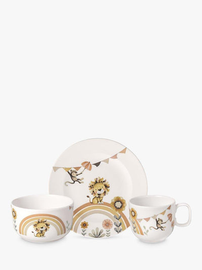 John Lewis Children's Porcelain Dinner Plate with Lion and Monkey Design- Buy online at McGrocer