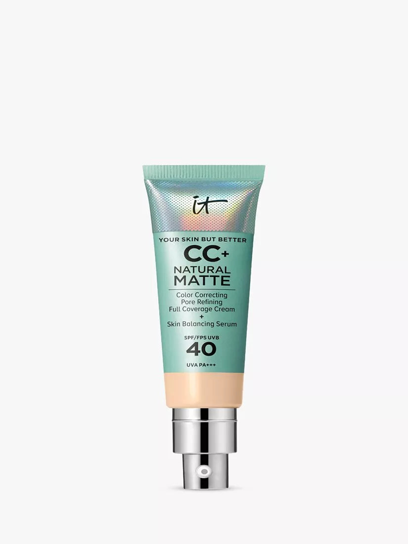 IT Cosmetics Your Skin But Better CC+ Natural Matte Foundation SPF 40, Fair