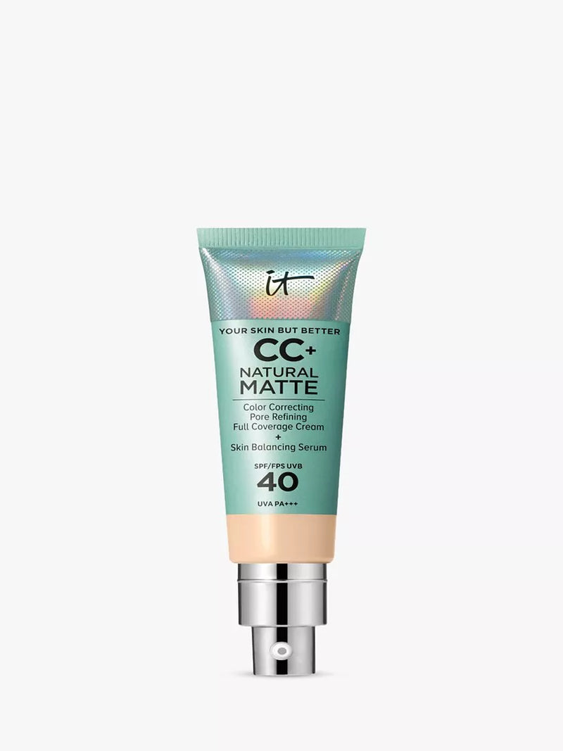 IT Cosmetics Your Skin But Better CC+ Natural Matte Foundation SPF 40, Fair