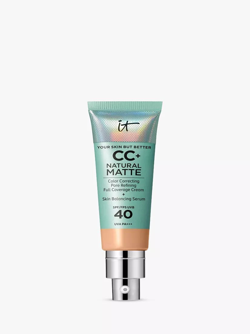 IT Cosmetics Your Skin But Better CC+ Natural Matte Foundation SPF 40, Medium