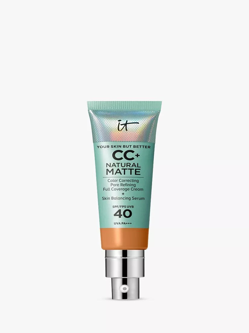 IT Cosmetics Your Skin But Better CC+ Natural Matte Foundation SPF 40, Rich