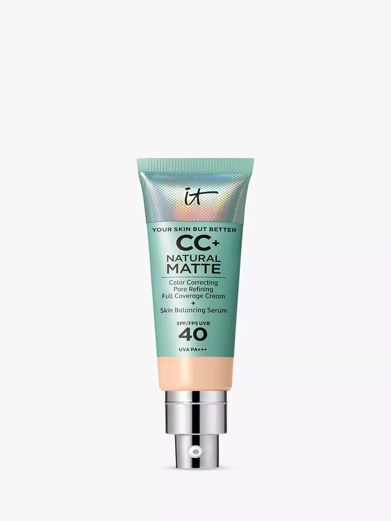 IT Cosmetics Your Skin But Better CC+ Natural Matte Foundation SPF 40, Fair Beige