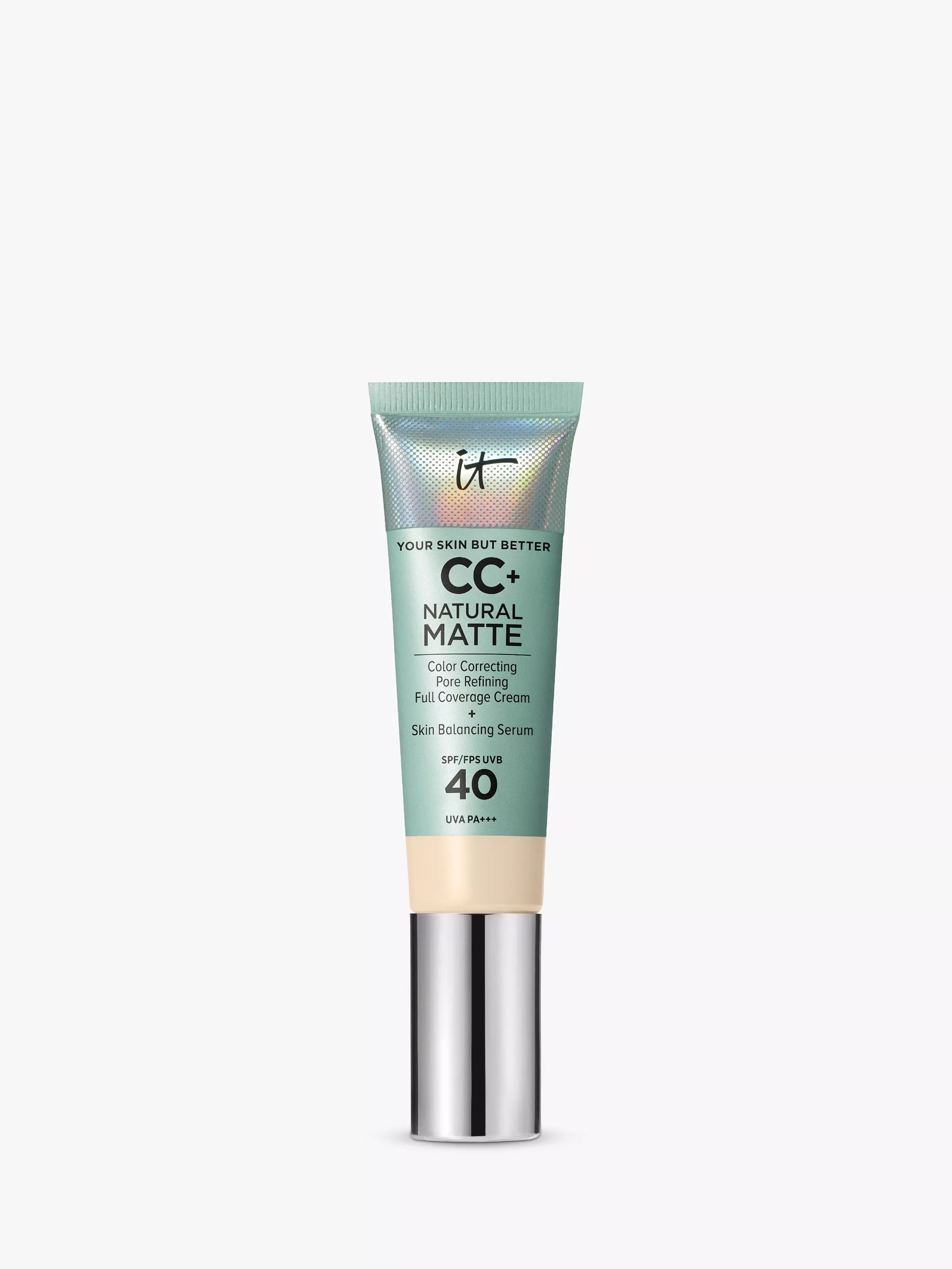 IT Cosmetics Your Skin But Better CC+ Natural Matte Foundation SPF 40, Fair Warm