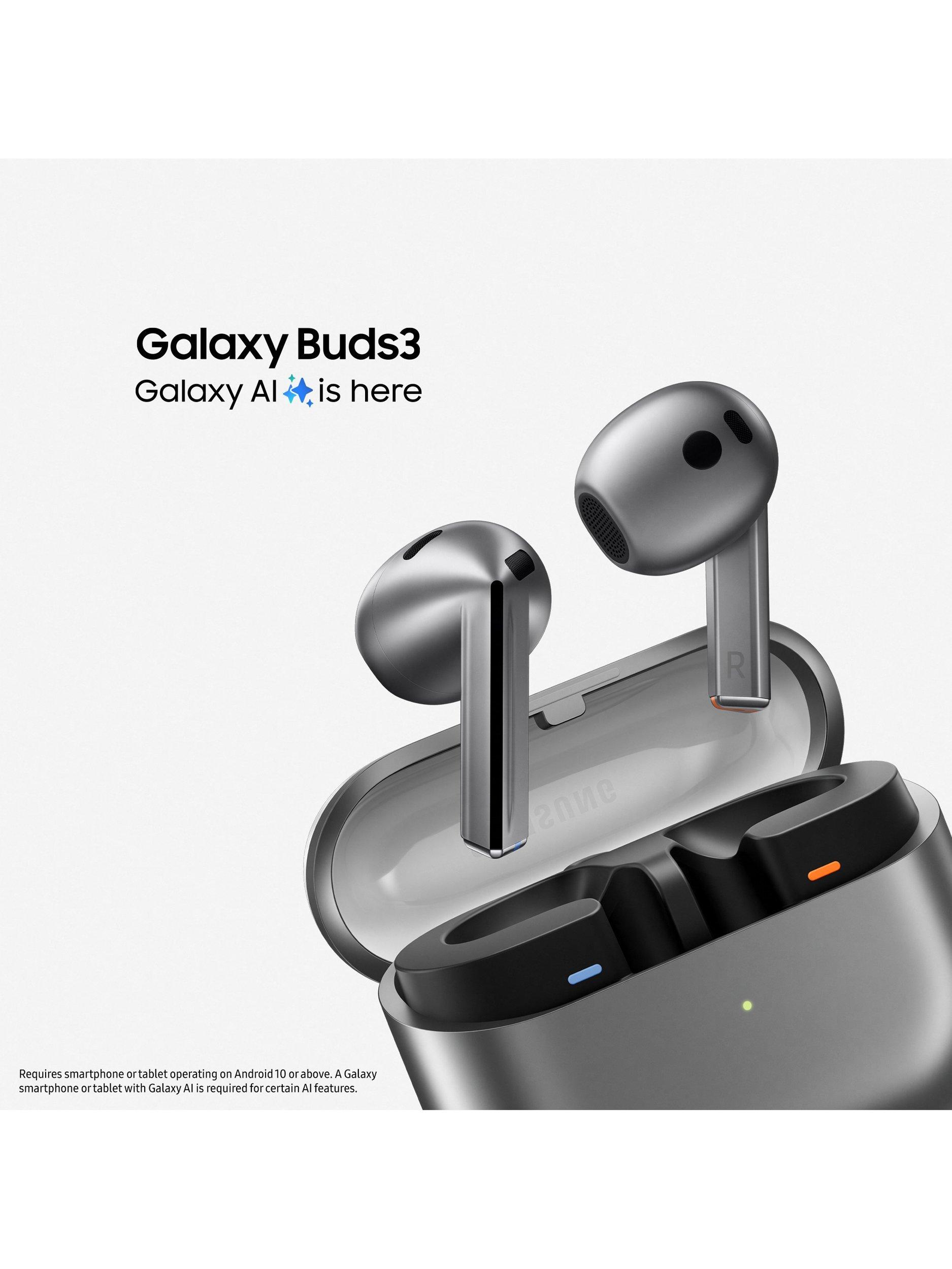 Samsung Galaxy Buds3 true wireless earbuds Silver, imported from the UK