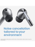 Samsung Galaxy Buds3 Pro white wireless earbuds, imported from the UK