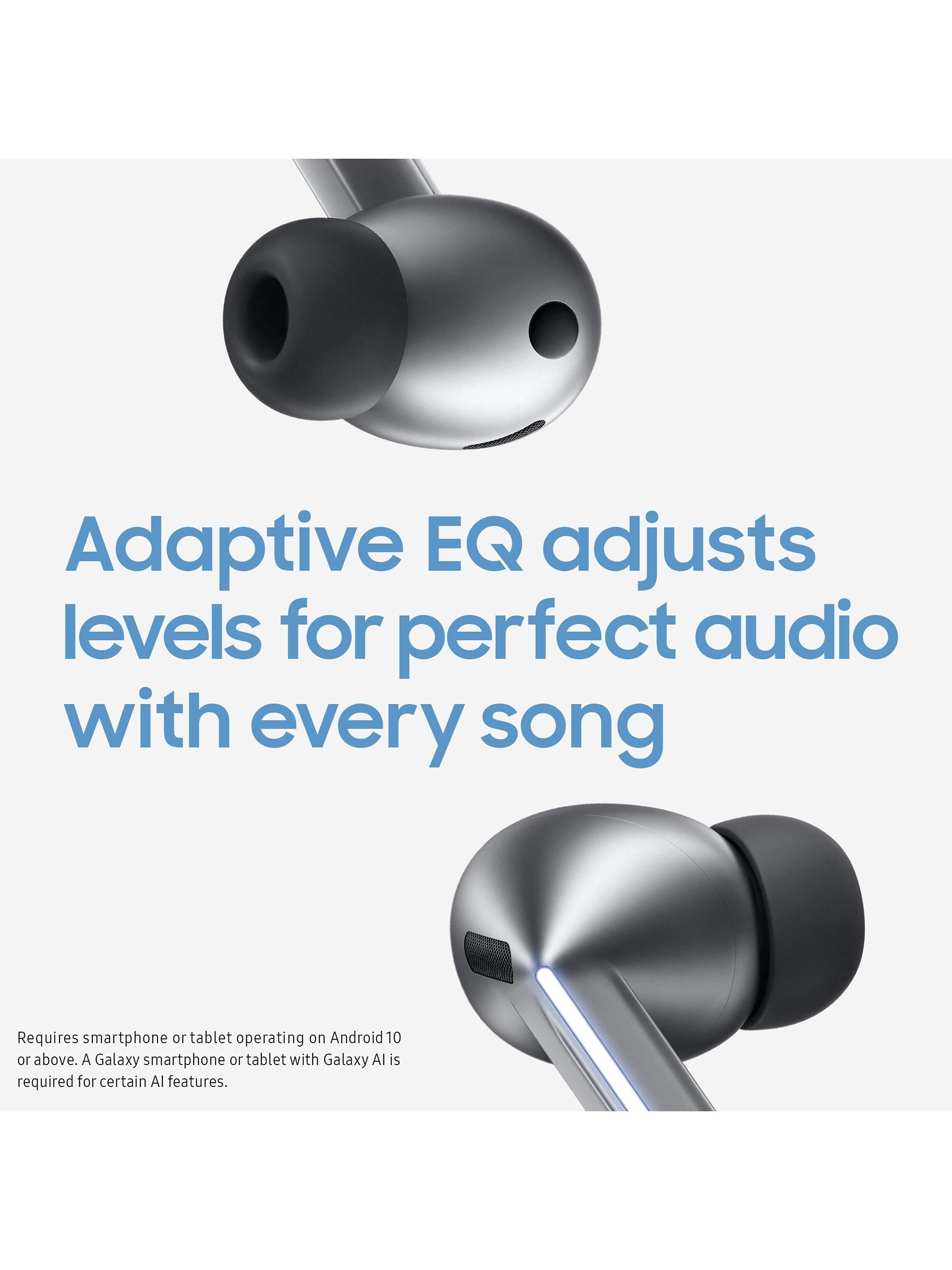 Samsung Galaxy Buds3 Pro white wireless earbuds, imported from the UK