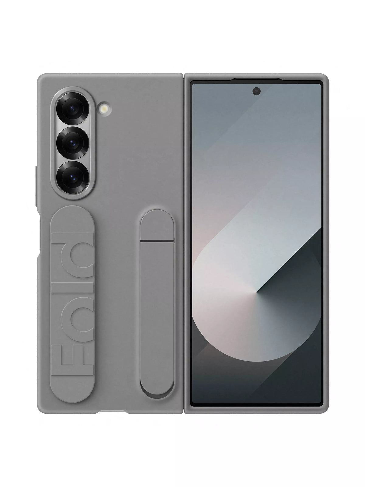 Samsung silicone case for Galaxy Z Fold6 grey, imported from the UK