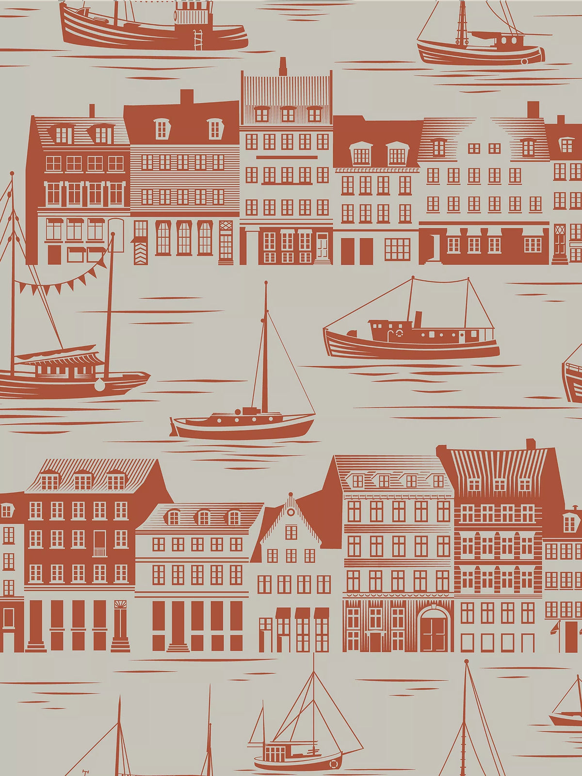 Mini Moderns Postcard to Inger Wallpaper roll 10m x 52cm (British brand)