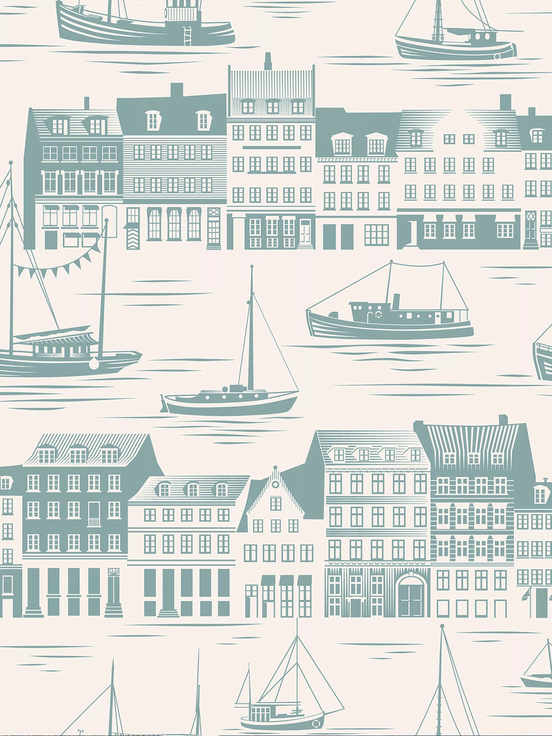 Mini Moderns Postcard to Inger Wallpaper 10m x 52cm