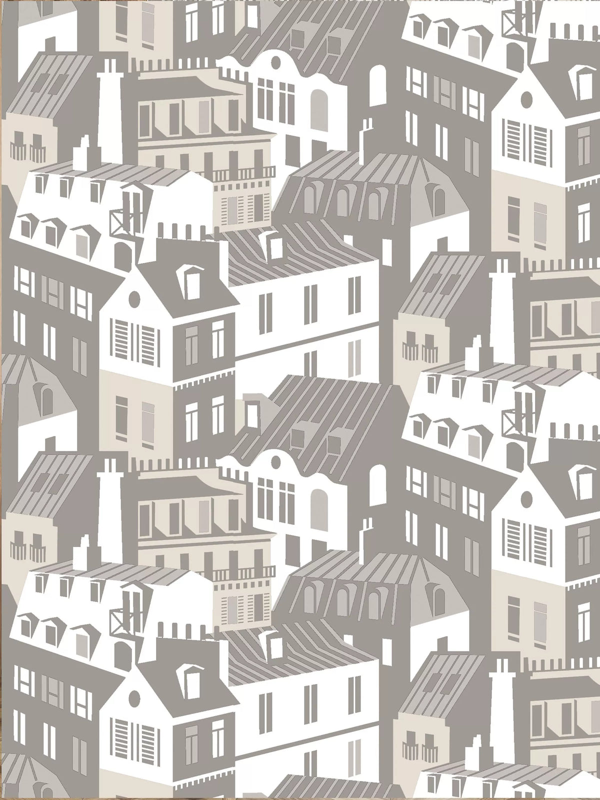 Mini Moderns Emma's Apartment Wallpaper - Tide/Zinc MMTLG06HT