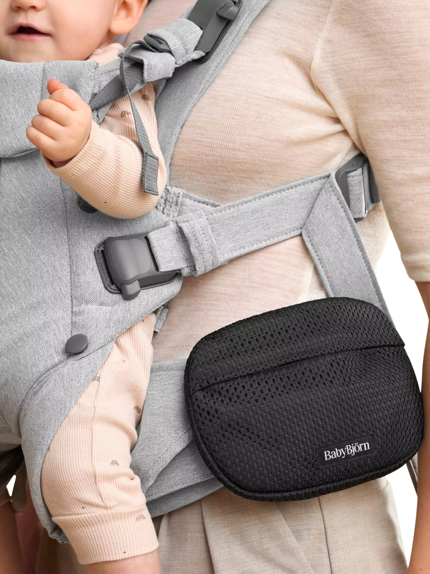 BabyBjörn carrier pouch mesh black, UK version