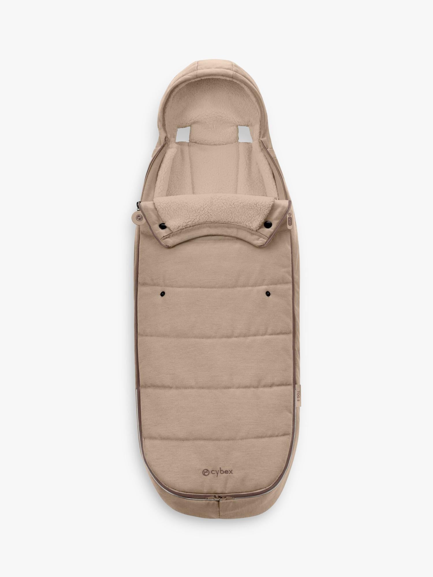 Cybex Gold Footmuff Almond Beige - British product