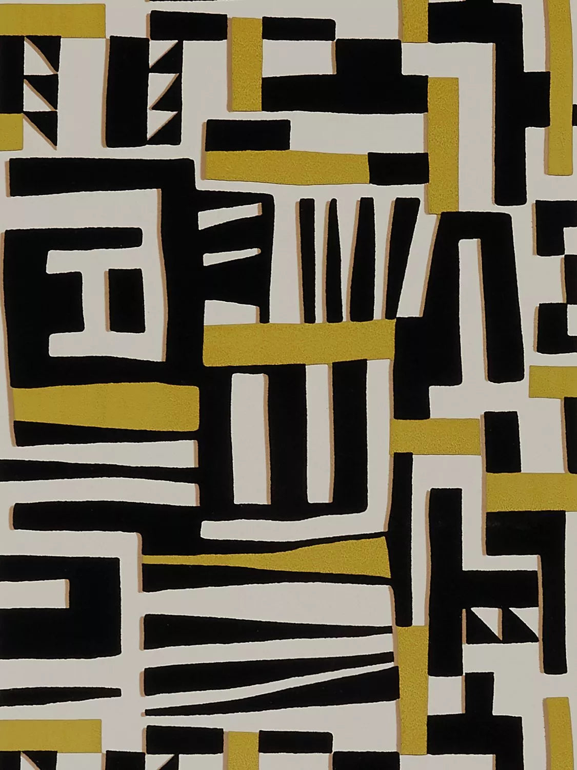 Osborne & Little Zawaya Wallpaper, Black/Ivory W7851-01