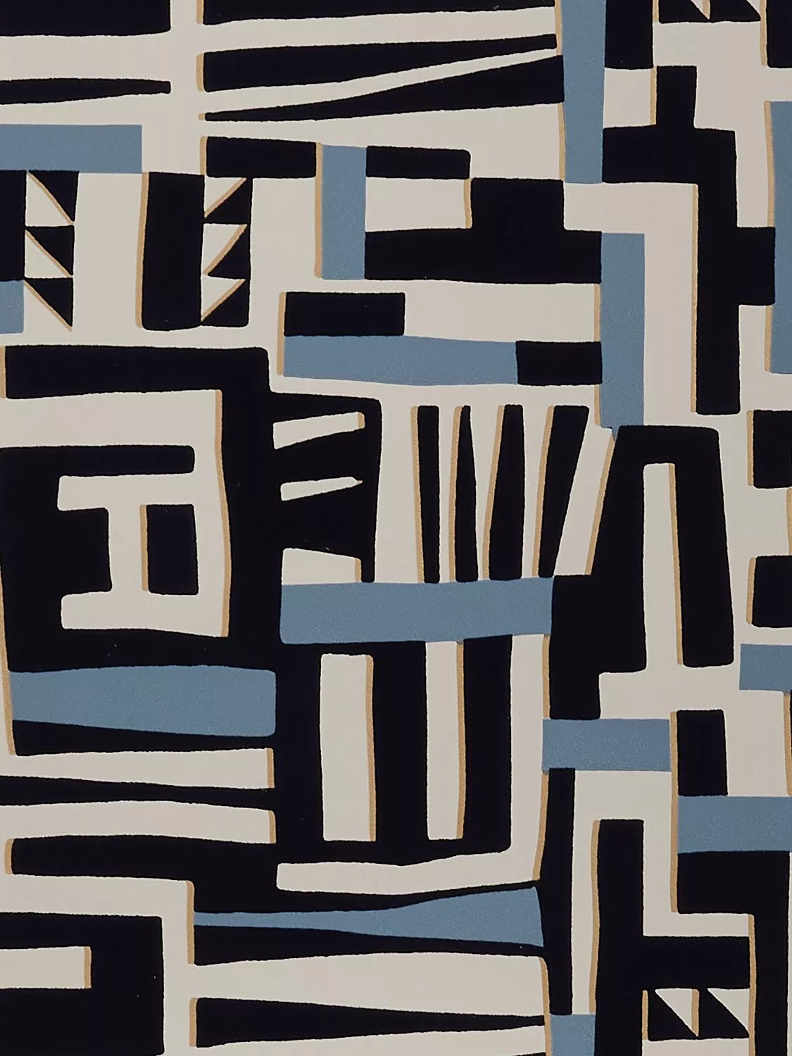 Osborne & Little Zawaya Wallpaper, Indigo W7851-03