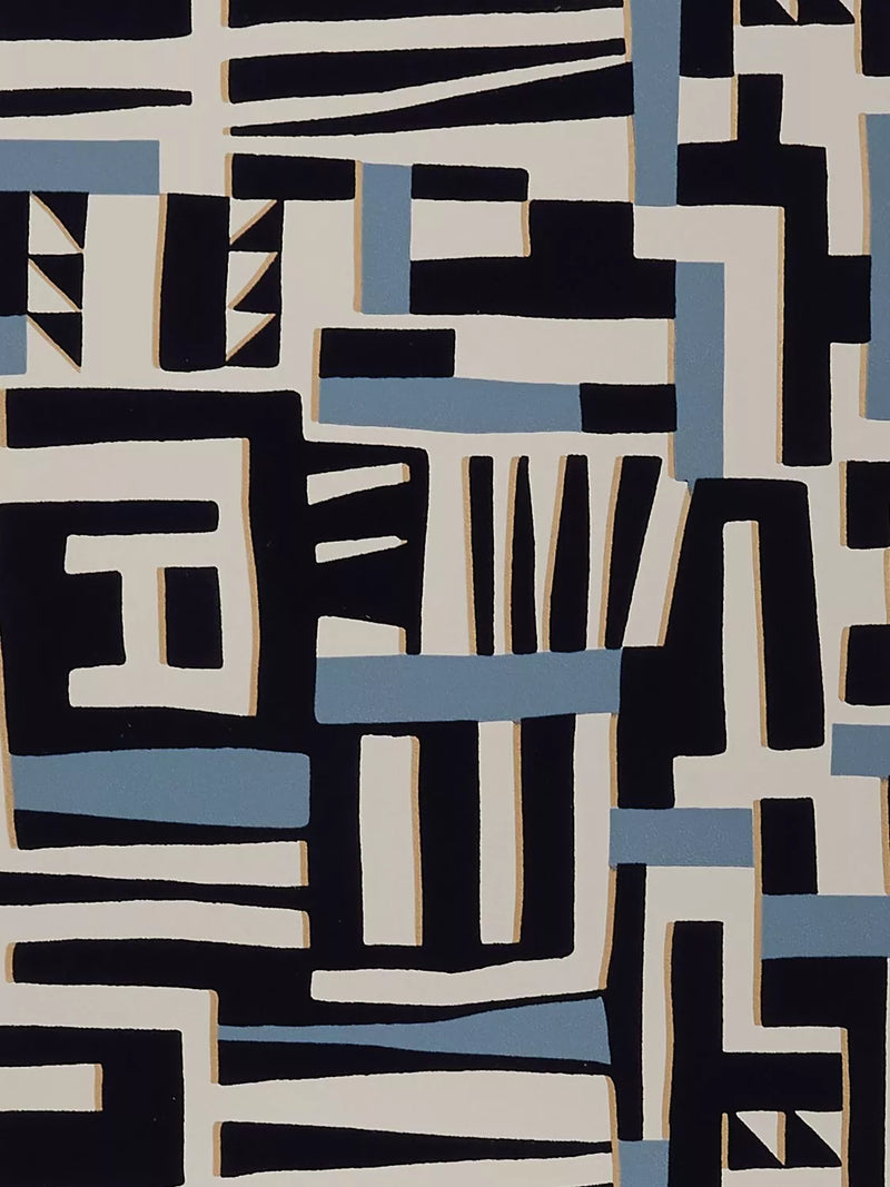 Osborne & Little Zawaya Wallpaper, Indigo W7851-03