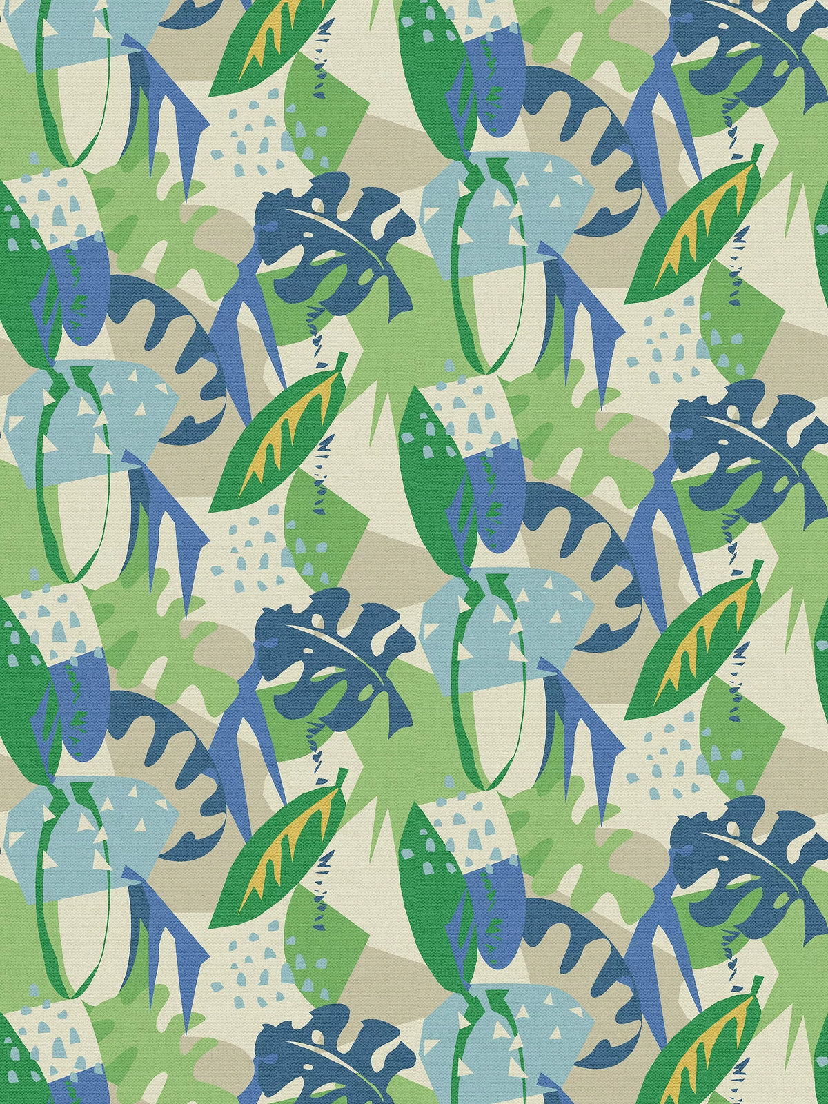 Osborne & Little Zylina Wallpaper, Indigo/Emerald W7852-01