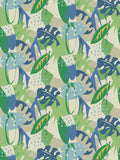 Osborne & Little Zylina Wallpaper, Indigo/Emerald W7852-01