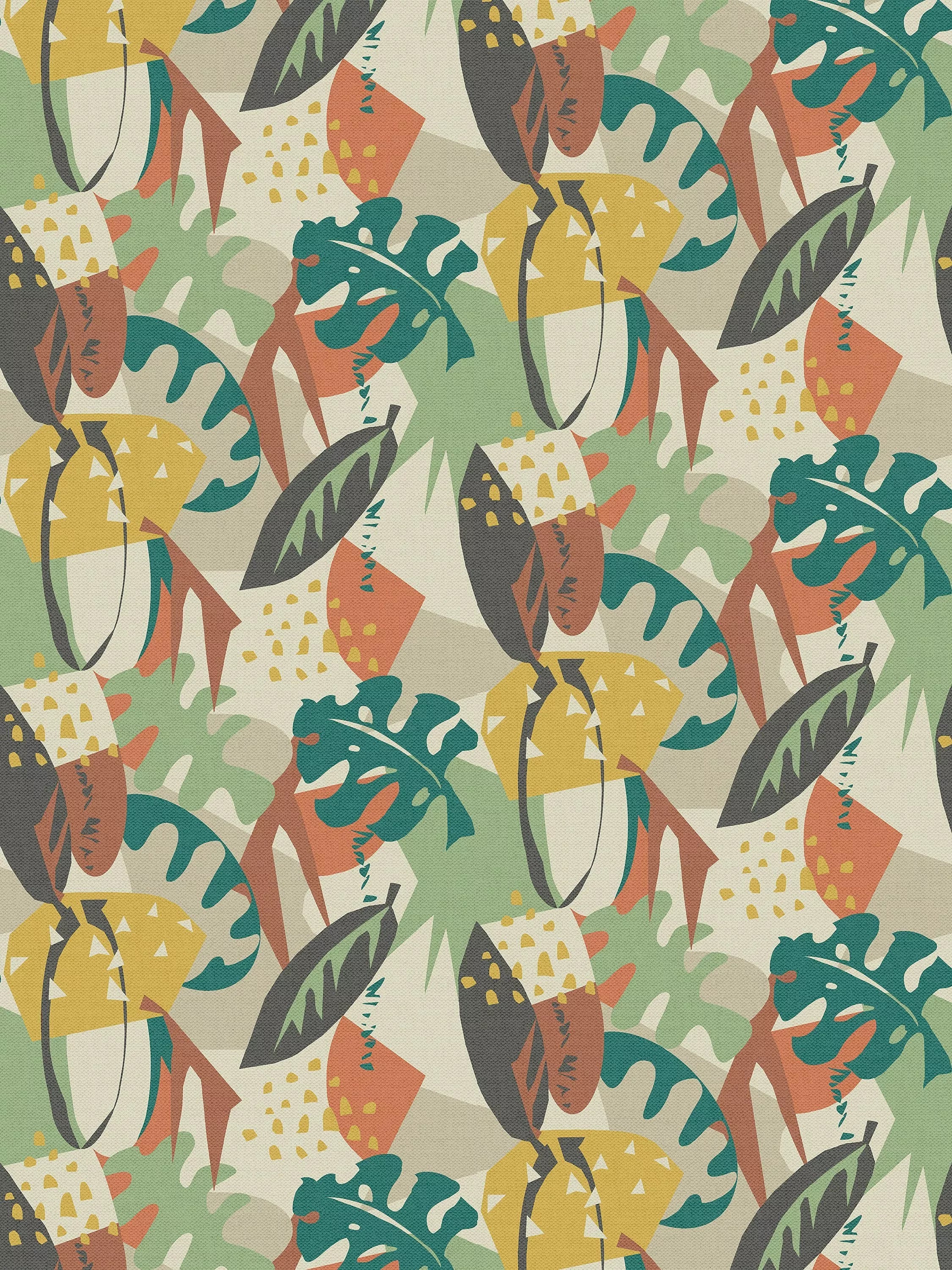 Osborne & Little Zylina Wallpaper, Terracotta/Teal W7852-02