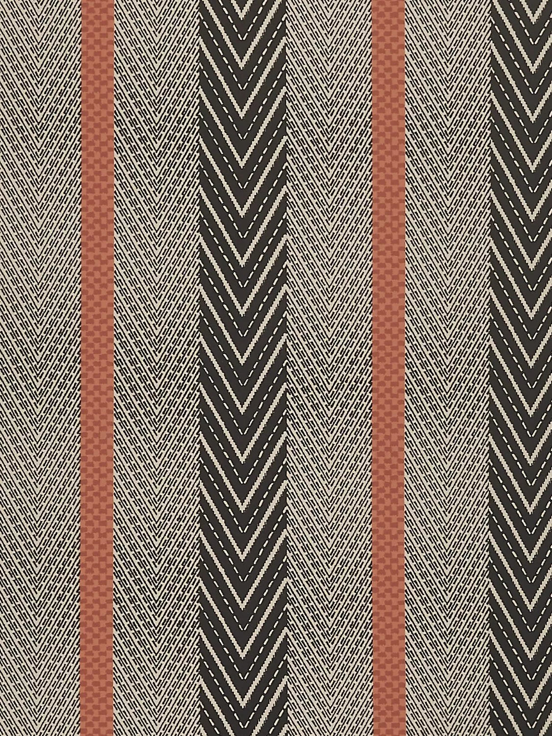 Osborne & Little Sagitta Wallpaper, Charcoal W7856-01