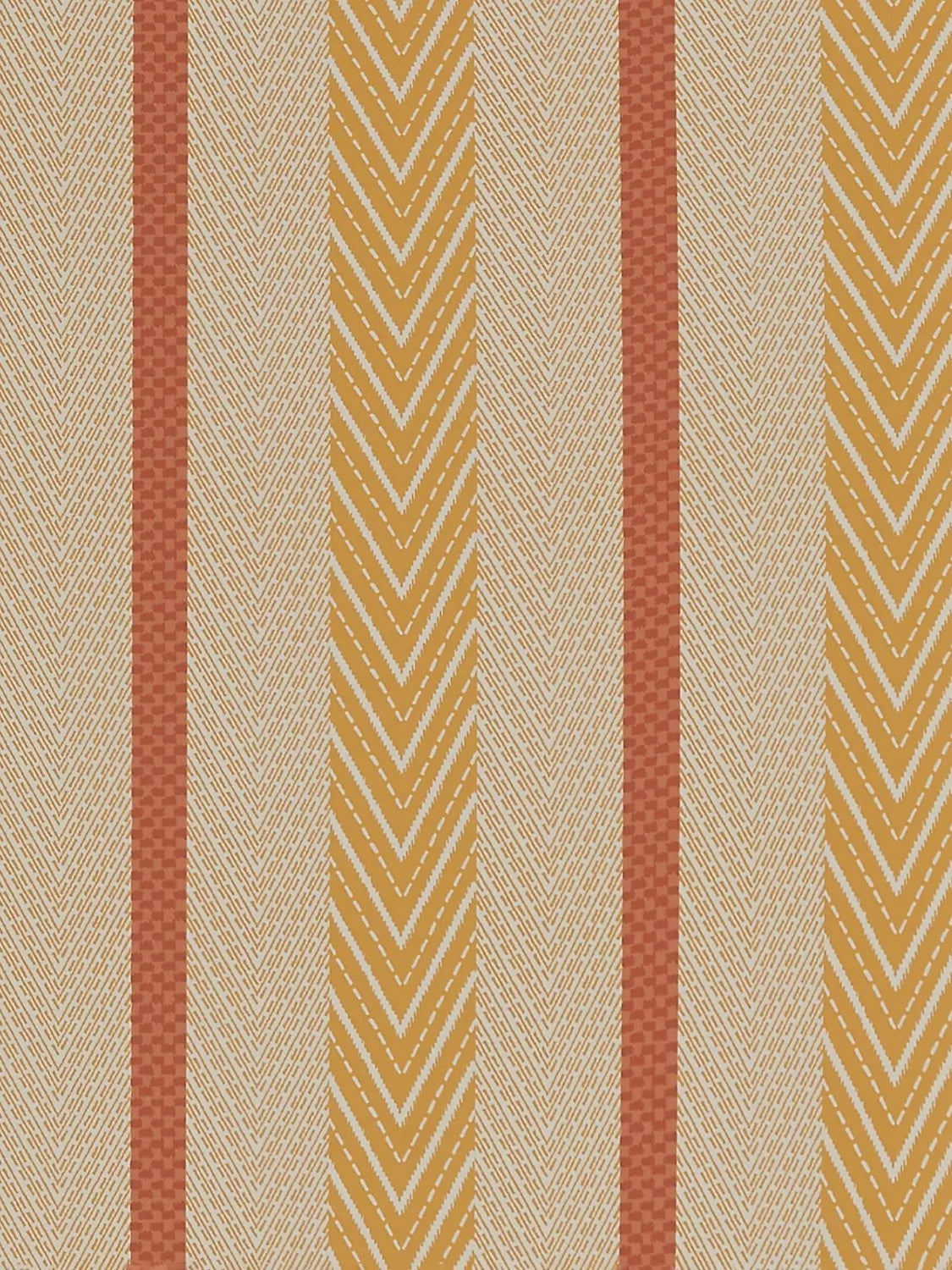Osborne & Little Sagitta Wallpaper, Amber/Terracotta W7856-02