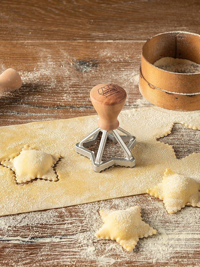 Marcato Cookie Cutters Star Flower Set of 2, imported from the UK