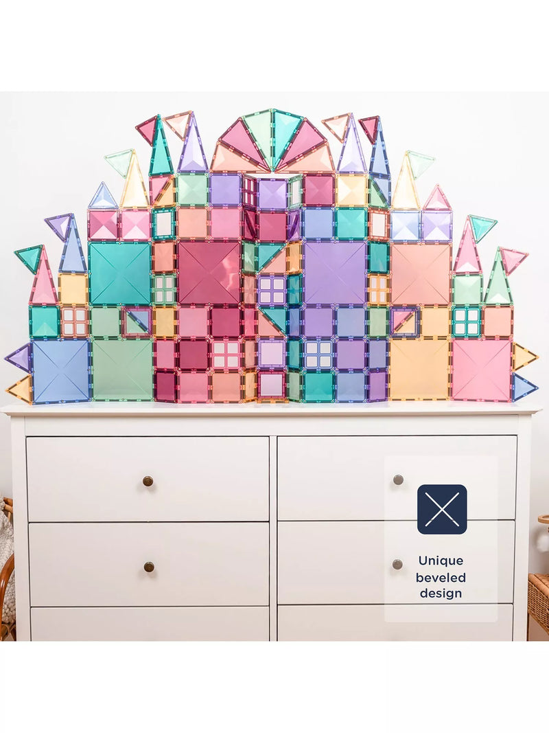 Connetix magnetic tiles pastel creative pack 120 piece - British product