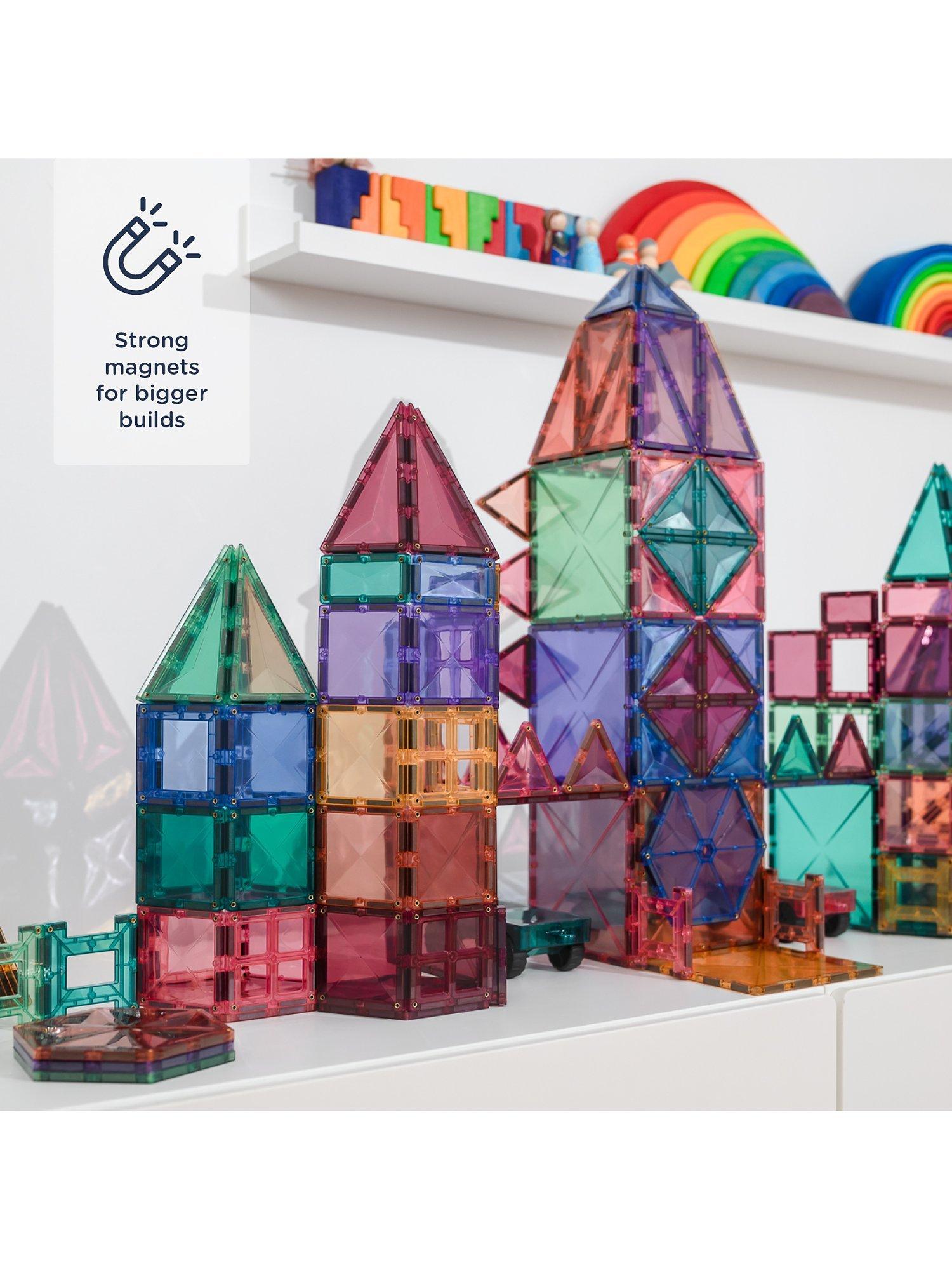 Connetix Pastel Mega Pack 202 piece magnetic tiles, UK version