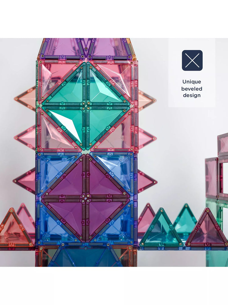 Connetix Pastel Mega Pack 202 piece magnetic tiles, UK version