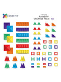 Connetix magnetic tile rainbow creative pack 102 pieces - British product