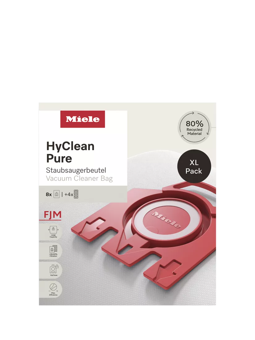 Miele Hyclean Pure FJM XL dustbags XL pack (British brand)