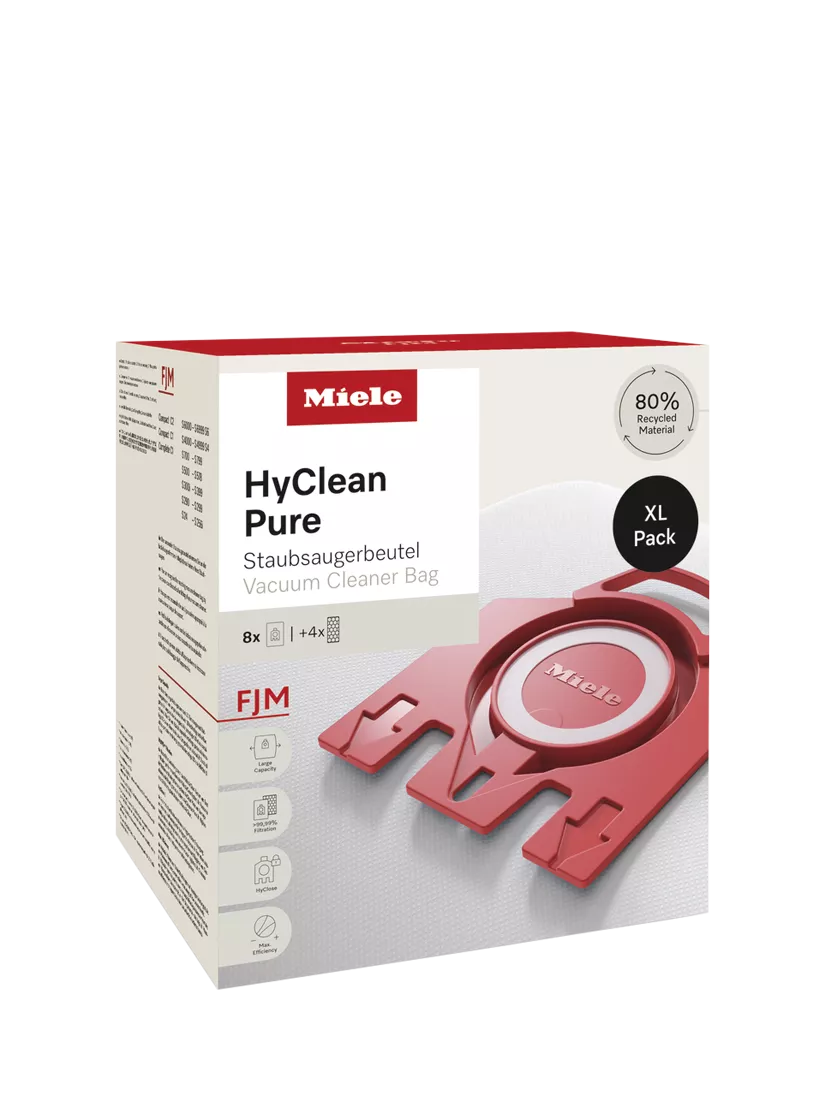 Miele Hyclean Pure FJM XL dustbags XL pack (British brand)
