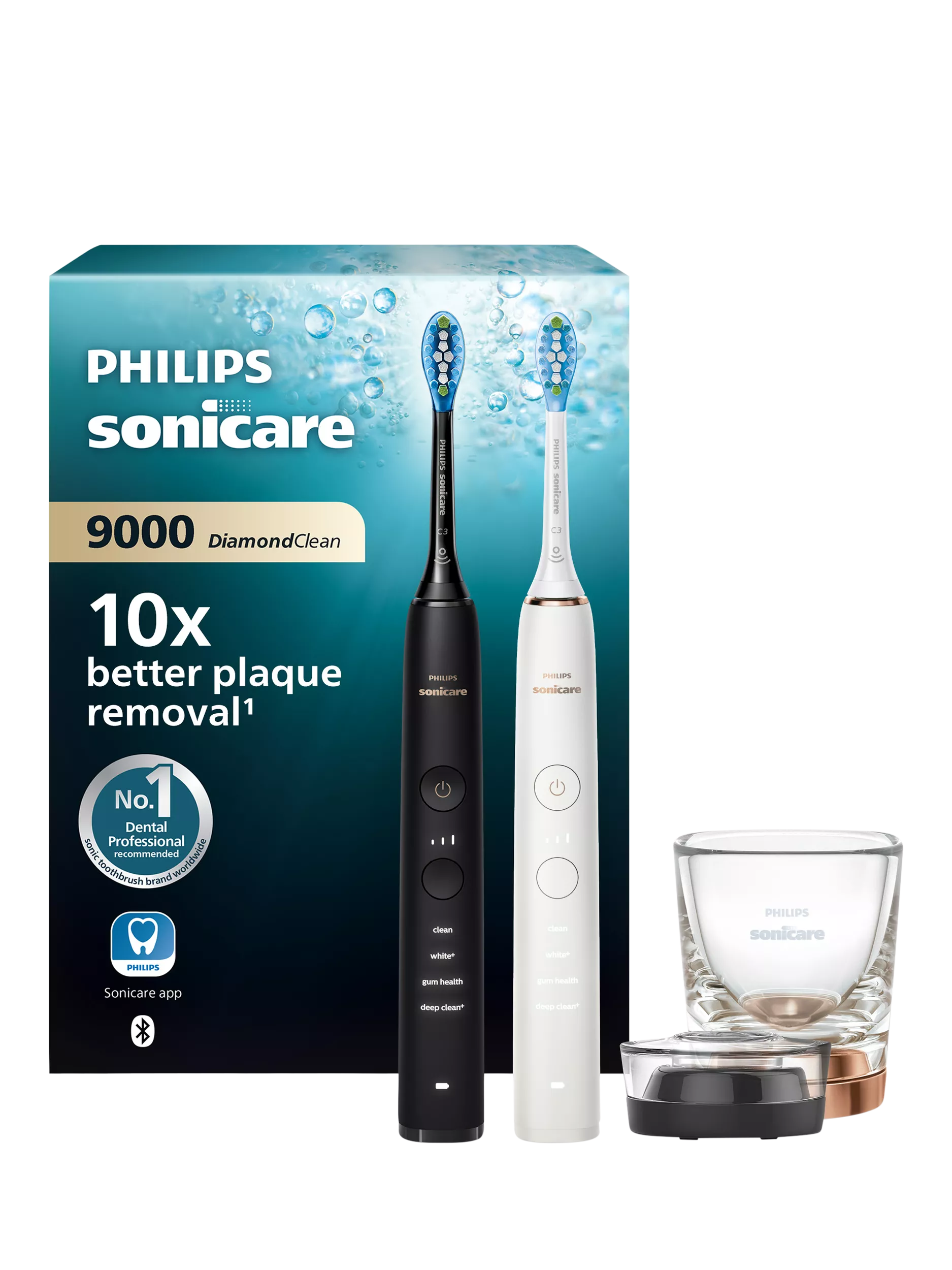 Philips DiamondClean 9000 electric toothbrush set - British product