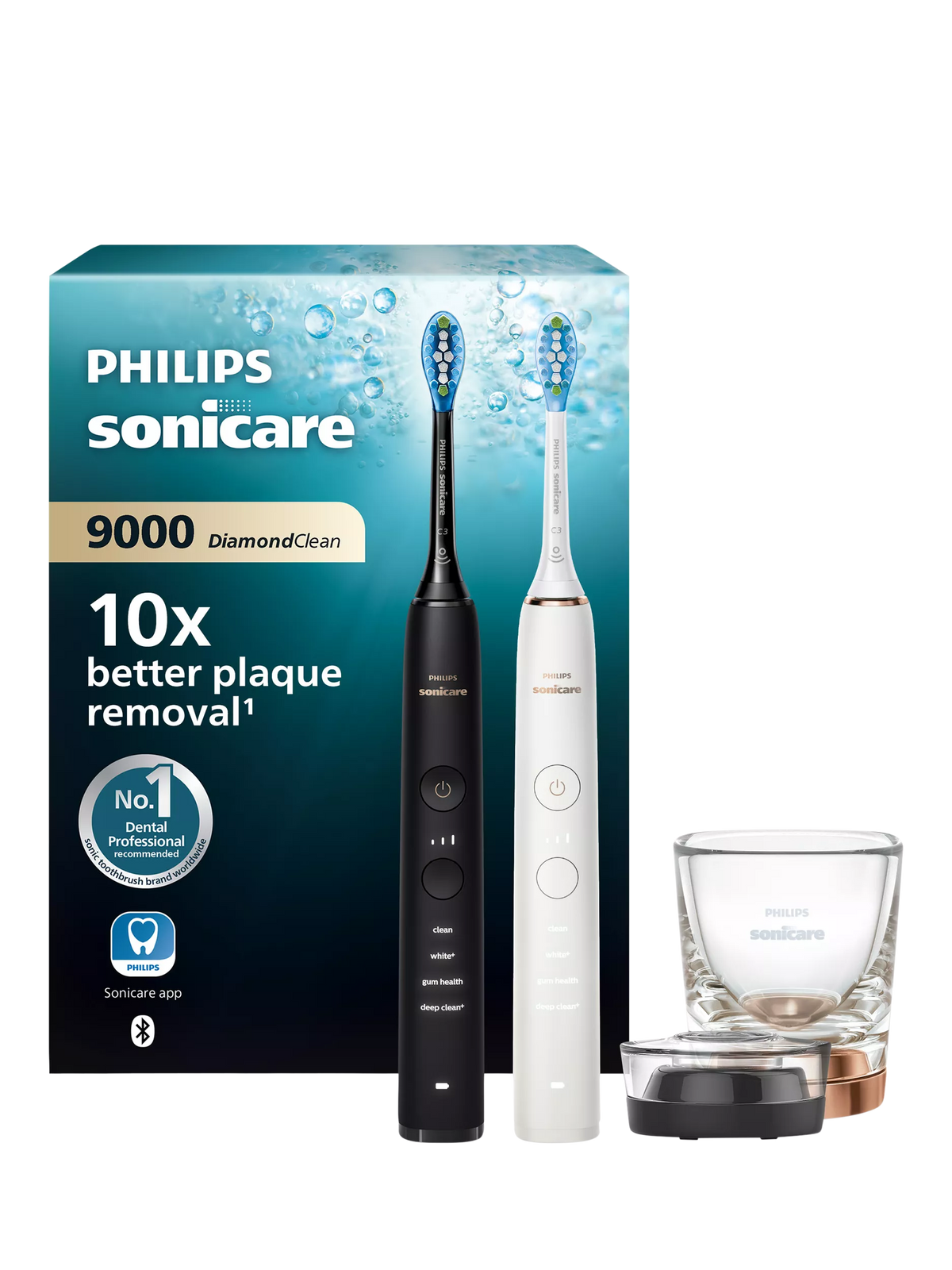 Philips DiamondClean 9000 electric toothbrush set - British product