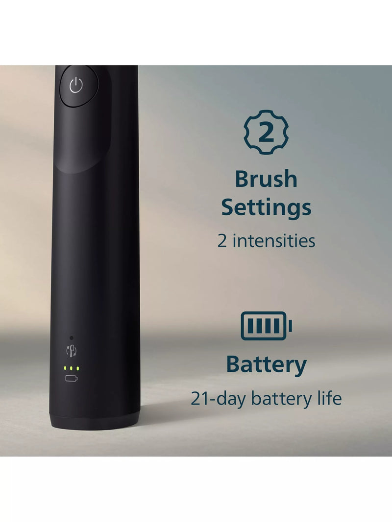 Philips Sonicare 5300 black electric toothbrush with W2 head, UK version