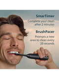Philips Sonicare 5300 black electric toothbrush with W2 head, UK version