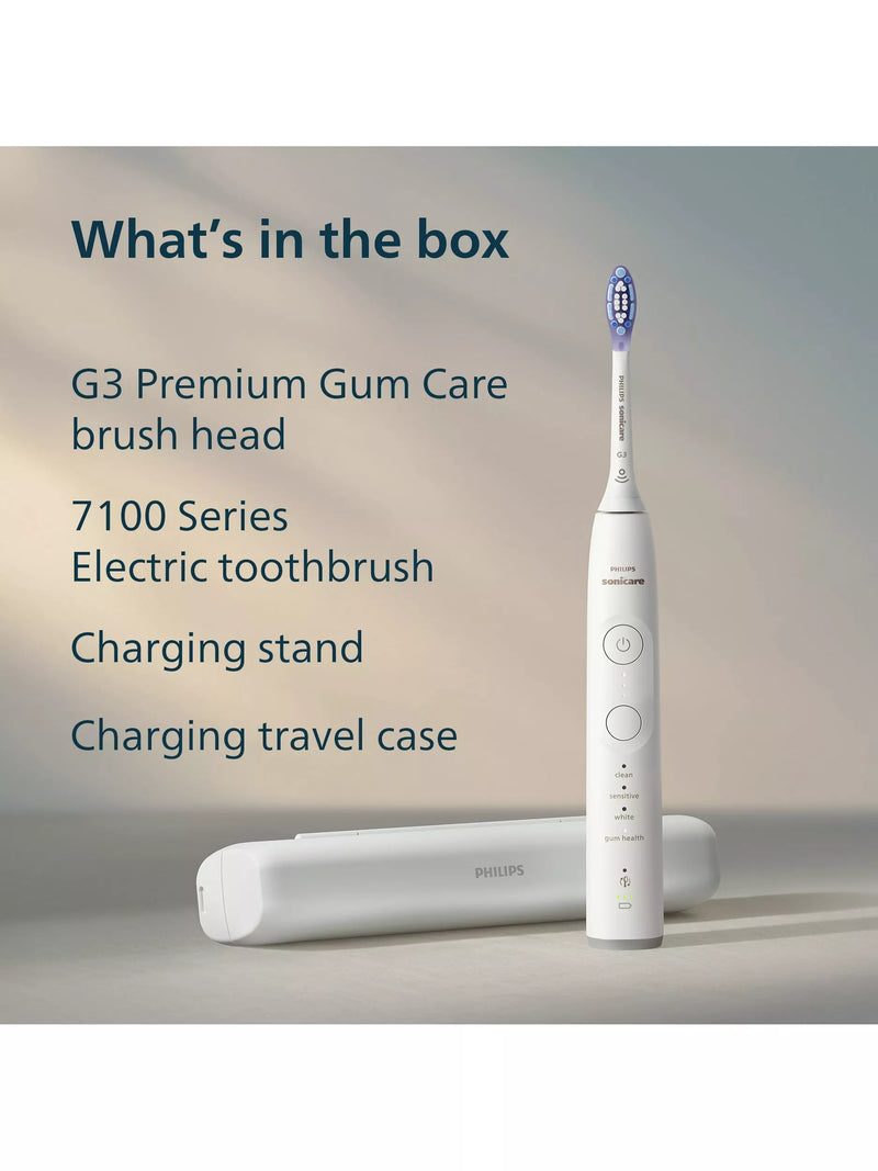Philips Sonicare 7100 electric toothbrush white (British brand)